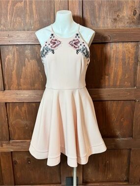 B. Darlin Soft Pink Lined Dress